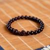 Novo bracelete de Jacarandá Lótus anel duplo simples versátil bracelete unissex estilo antigo bracelete de madeira atacado