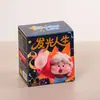 Nova Caixa Surpresa Luminous Life Decoração de Mesa para Home Office e Cura Brinquedo de Boneca Cartoon Criativo Enfeites