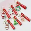 Pingente de Decoração de Natal Transfronteiriço Pingente de Chaveiro do Papai Noel Boneco de Neve de Natal Pequeno Presente Decorações de Natal
