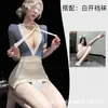 Lencería sexy Feiye Qixiang, uniforme de falda bodycon de role-playing de azafata sexy, secretaria, OL, estilo de abstinencia qqny