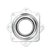 Suporte giratório oco galvanizado, vitrine, estante, base de prateleira de armazenamento, base com rolamento giratório de 360 graus, plataforma giratória