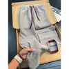 Pantalones Casuales de Múltiples Bolsillos de Calle Americana para Hombre, Otoño 2026, Corte Holgado, Tallas Grandes, Pantalones Largos Casuales para Adolescentes
