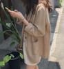 Chaqueta de traje de celebridad de Internet de Corea del Sur de principios de primavera para mujer, traje pequeño holgado de estilo coreano, estilo británico