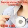 Gola Chapéu Anti-Sujeira Absorvente de Suor Patch Aba do Chapéu Punhos Anti-Sujeira Patch Interno Gola Patch Calcanheira Patch Anti-Desgaste Patch para os Pés Esportes