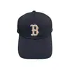 Gorra de Béisbol de Ala Dura Ampliada y Profundizada para Hombres y Mujeres, Estilo Coreano con Bordado 3D Letra B, Gorra Versátil y Adelgazante para la Cara para Hombres