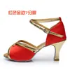 Zapatos de Baile de Salón para Mujer Adulta Danza Latina Primavera y Verano Baile Vaquero Suela Suave Zapatos de Práctica de Tacón Alto Baile de Salón Zapatos de Cha-cha