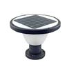 Carcasa de Luz Solar LED para Jardín de 7W con Cabeza de Columna Redonda, Kit de Luz para Jardín y Césped