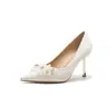 Jin Gang CH8089-1 Zapatos de Boda Zapatos de Boda Boca Baja Tacones Altos Mujer 2025 Nuevos Zapatos de Aguja de Primavera y Otoño