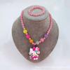 Nuevo Set de Collares Luminosos para Niños Luz Flash Cuentas Agrietadas Dibujos Animados Lindos Elástico Juguete para Niña Regalo de Cumpleaños