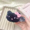 Presilha de Cabelo de Pelúcia Desenho Animado para Meninas, Presilha Grande BB para Estudantes, Presilha Fofa para Franja Lateral, Doce Acessório de Cabelo
