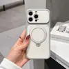 Personalização de fábrica para Apple 18 Pro Max: sensação de pele, color block, capa com suporte magnético rotativo, fabricação OEM, produção em massa