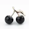Estilo Coreano Ins Alta Qualidade Elegante Liga Galvanizada Brilhante Cereja Pera Pingente Acessórios DIY Bolsa Feminina Pingente