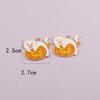 Joyería original DIY gota de aceite Halloween fantasma calabaza murciélago pulsera accesorios llavero