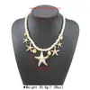 N13648 Estilo Vacaciones de Verano en el Océano Transfronterizo Collar de Concha Caracola Perla de Imitación Moda Exagerado en Capas para Mujer