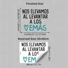 Brup Pegatinas de Pared Inspiradoras en Español de Apoyo Mutuo Pegatinas Decorativas de Energía Positiva Pegatinas Inspiradoras para Aula Sala de Estudio Br4959Q