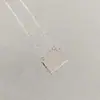 Moda Europea y Americana Regalo de Navidad para Pareja Sobre Carta de Amor Caja para Fotos Cadena para Clavícula Ins Nicho Simple Joyería de Lujo Ligero