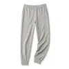 Sem restrições! Calça masculina de primavera-verão elástica, de secagem rápida, estilo japonês, cintura elástica, calça casual esportiva com punho