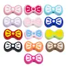 Dulce Linda Chica Corazón Lazo Nudo DIY Cuentas de Agujero Recto Llavero Cadena de Teléfono Collar Accesorios para Bolsos Venta al por Mayor