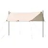Carpa Toldo con Recubrimiento Plateado para Protección Solar e Impermeabilización, Toldo Plegable Portátil para Acampar, Venta al por Mayor de Equipo para Acampar al Aire Libre