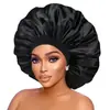 Gorro de Dormir Grande de Satén con Ala Estrecha, Venta Caliente Transfronteriza Gorro de Cuidado del Cabello de Alta Elasticidad, Gorro Bonnet para Quimioterapia de Belleza y Peluquería