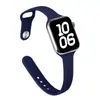 Pulseira de Silicone para Relógio Compatível com Apple iWatch Fivela Invertida S11 Cintura Fina Clássico S10 Modelo Fino 987 Cor Sólida