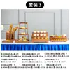 Suporte de Exibição de Madeira para Pausa para o Chá, Suporte para Bolos e Sobremesas, Suporte de Exibição para Buffet, Adereços de Decoração de Mesa de Sobremesas Chinesas