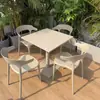 Mesa de Balcón para Exteriores, Mesa Redonda Pequeña de Acero al Carbono Resistente al Sol y la Lluvia para Patio Exterior, Jardín, Tienda de Té con Leche, Uso en Exteriores