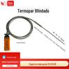 Fabricantes fornecem termopar tipo K resistente a altas temperaturas, termopar blindado, haste de temperatura, sensor de temperatura em estoque