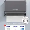 Portarrollos de Papel Higiénico para Colgar en Gabinetes, Instalación sin Taladro, Adecuado para Escuelas, Hogares, Centros Comerciales y Baños, Portarrollos Grandes, Sin Clavos