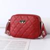 Bolso de mujer de comercio exterior transfronterizo 2025 primavera nueva moda bolso cuadrado pequeño de hombro ancho diagonal estilo pequeño fragante bolso al por mayor