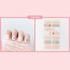 Pegatinas de Uñas de Resina Idi Set Completo Estilo Fresco Set de 14 Piezas Recomendado por Xiaohongshu Venta al por Mayor Estilo Fresco