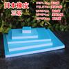 Tallado de ladrillo de goma especial de alta gama Goma japonesa DIY sello de goma de tres capas Azul Blanco Azul