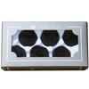 Flor eterna de grado B, 5-6 cm, cabeza de rosa, 6 flores, material didáctico para bricolaje, fábrica al por mayor
