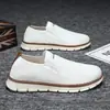 Zapatos de Malla sin Cordones para Hombre Verano Transpirables de Malla Deportivos Casuales Zapatos Perezosos Ligeros para Hombre Zapatos para Conducir