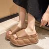 Nuevas Sandalias de Playa de Verano para Mujer con Suela Gruesa de EVA para Exteriores Chanclas Engrosadas Aumentadas 9cm