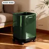 Papelera Cuadrada Minimalista para Uso Doméstico, Cubo de Basura de Doble Compartimento para Dormitorio y Baño, Papelera sin Tapa de Lujo Ligero