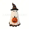Decorações de Halloween de Resina Fantasma e Abóbora Transfronteiriças Estátua de Fantasma Fofo Segurando Abóbora Decoração de Casa Miniaturas