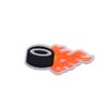 Zapatos de hockey sobre hielo de PVC de goma suave, con flores, hebillas y agujeros, accesorios decorativos con hebillas, venta al por mayor en Amazon AliExpress.