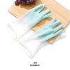 Luvas de Lavar Louça Femininas Duráveis Domésticas Cozinha Látex Espessado Limpeza Artefato Trabalho Doméstico Lavanderia Borracha Couro À Prova D'Água