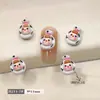 H211 Nuevo Dibujo Animado Resina Arte de Uñas Joyería al por Mayor Rojo de Internet Uñas Postizas Adorable Cúpula Domei Taladro de Uñas Diy Decoración