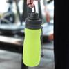 Botella de Agua Plegable Portátil para Viajes al Aire Libre de Silicona de Grado Alimenticio del Fabricante, Personalización de Logo, Personalización de Regalo