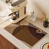 Tapete de Drenagem para Pia de Cozinha de Lama Diatomácea Estilo Maillard Resistente ao Desgaste Absorvente Tapete de Mesa Anti-Escaldante Isolamento Tapete Transfronteiriço Amazon