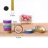 Cinta adhesiva de color dorado en polvo creativa para niños, pegatinas decorativas hechas a mano para niños, cinta adhesiva de dibujos animados para manualidades