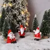 Adornos navideños creativos decoración del hogar manualidades de resina muñeca diy micro paisajismo accesorios de material para botella de vidrio