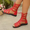 Nuevas Sandalias de Moda de Gran Tamaño para Exportación Transfronteriza 2025, Sandalias al por Mayor Transfronterizas Europeas y Americanas