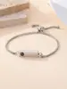 Pulsera de Cadena de Caja de Acero Inoxidable Personalizada con Proyección de 100 Idiomas Te Amo, Imagen a Color de Alta Definición