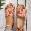 Atacado transfronteiriço chinelos de verão slip-on sola grossa para casa chinelos EVA com estampa de leopardo sandálias de casal