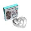 Molde de Mousse Acero Inoxidable Molde para Galletas Redondo Pastel Galleta Chocolate Corte Engrosado Juego de Horneado DIY