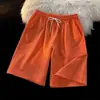 Siempre en stock, nuevos shorts deportivos de baloncesto de verano para hombre, pantalones finos de seda helada de secado rápido, shorts casuales hasta la rodilla