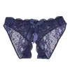 Ropa interior Yanbeiwei para mujer, malla de encaje sexy de cintura baja, shorts de ropa interior finos, Braguitas abiertas de talla grande para mujer 1525